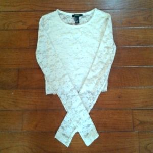 4/$13 Forever 21 lace crop top